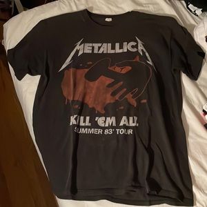 Metallica vintage tour shirt size large men’s